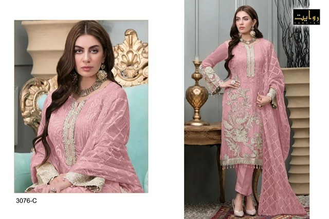RAWAYAT-AGHANOOR-VOL-3-FOUX-GEORGETTE-EMBROIDERTY-PAKISTANI-SUITS-SURAT-4