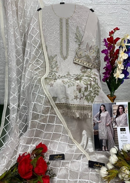 RAWAYAT-AGHANOOR-VOL-3-FOUX-GEORGETTE-EMBROIDERTY-PAKISTANI-SUITS-SURAT-8