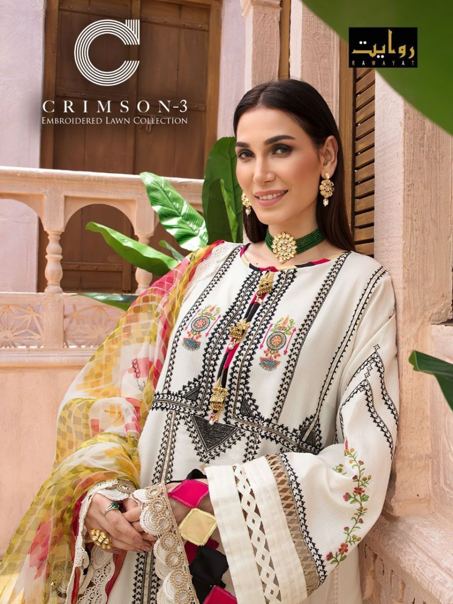 RAWAYAT-CRIMSON-VOL-3-PAKISTANI-LAWN-SUITS-SUPPLIER-SURAT-1