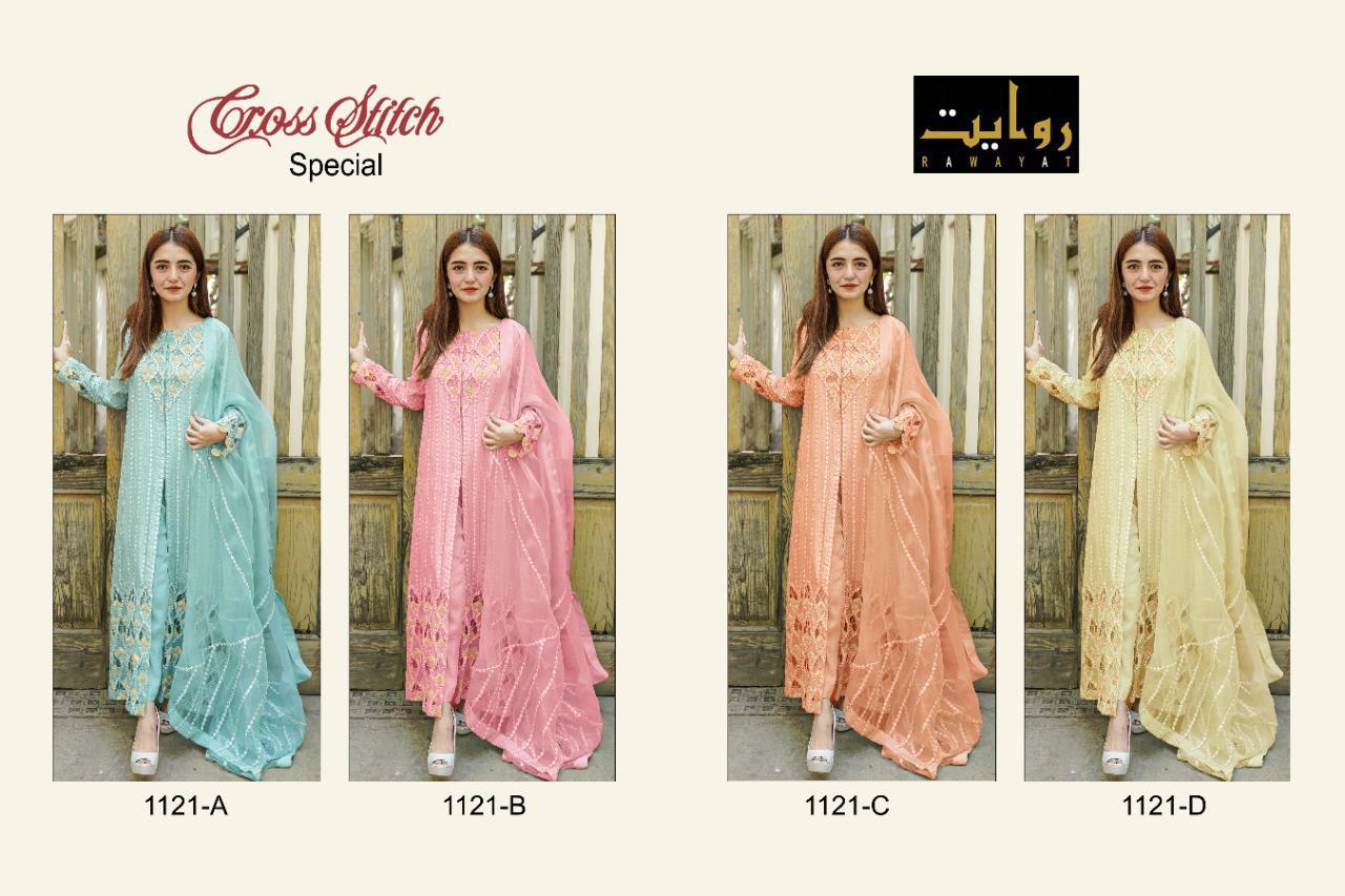 RAWAYAT-CROSS-STITCH-SPECIAL-GEORGETTE-SUITS-MANUFACTURER-SURAT-3