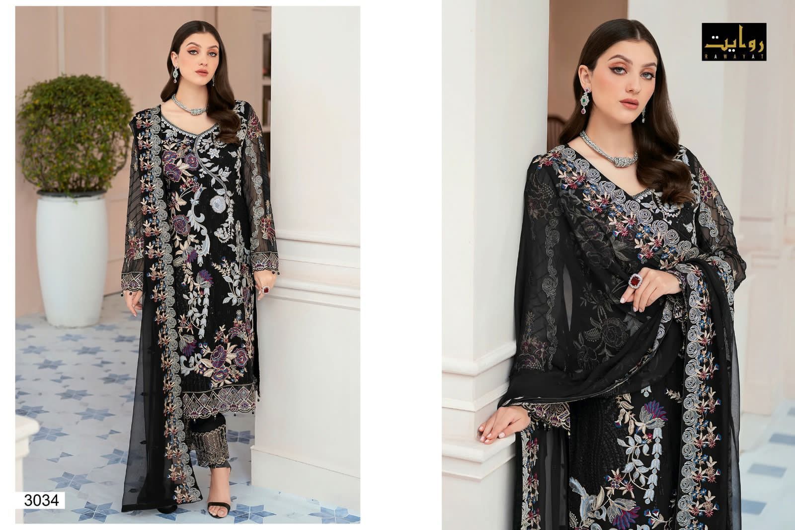 RAWAYAT-RAMSHA-VOL-16-FOUX-GEORGETTE-SALWAR-SUITS-WHOLESALE-3