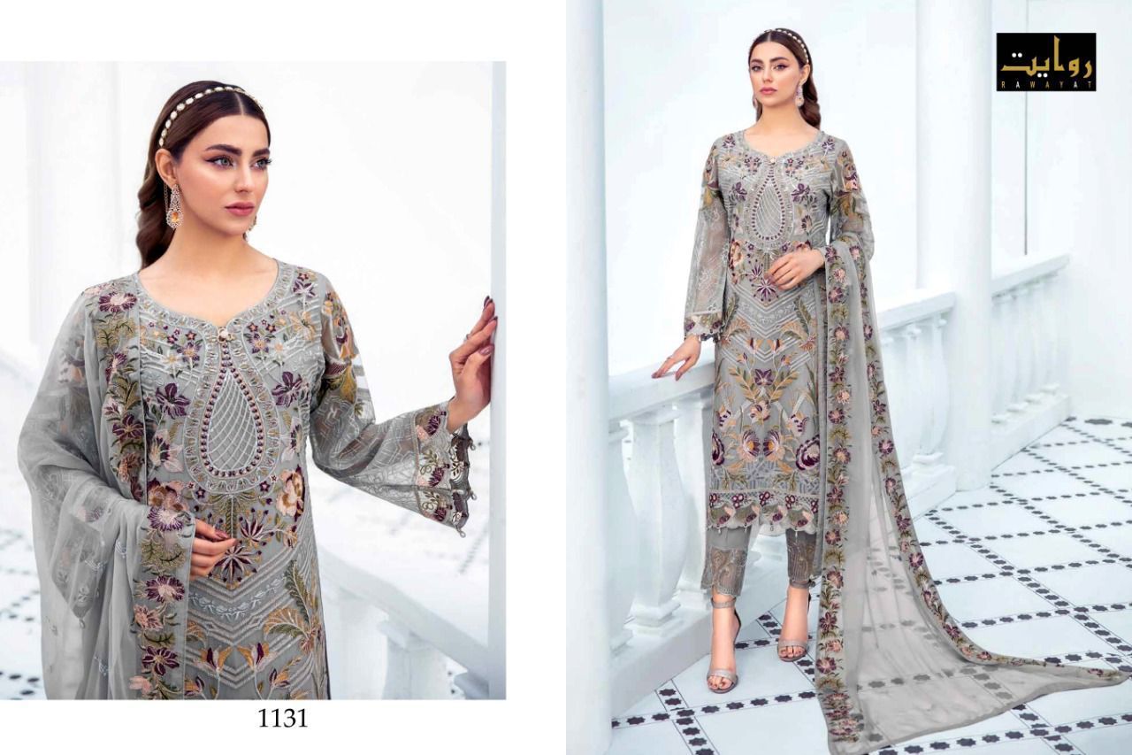 RAWAYAT-RAMSHA-VOL-5-FOUX-GEORGETTE-PAKISTANI-SUITS-LATEST-CATALOGUE-5