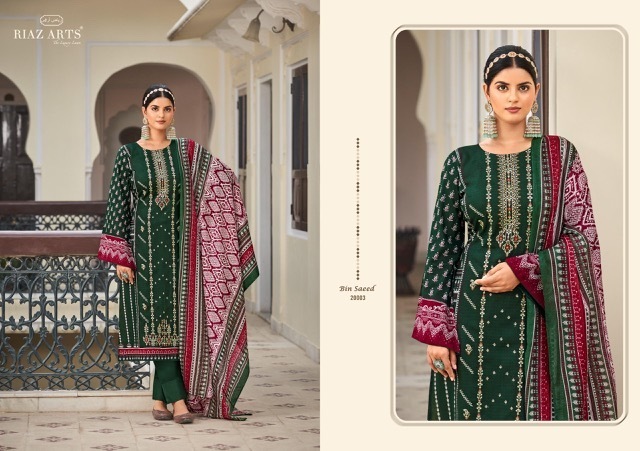 RIAZ-ARTS-BIN-SAEED-VOL-3-LAWN-PAKISTANI-SUITS-WHOLESALER-2