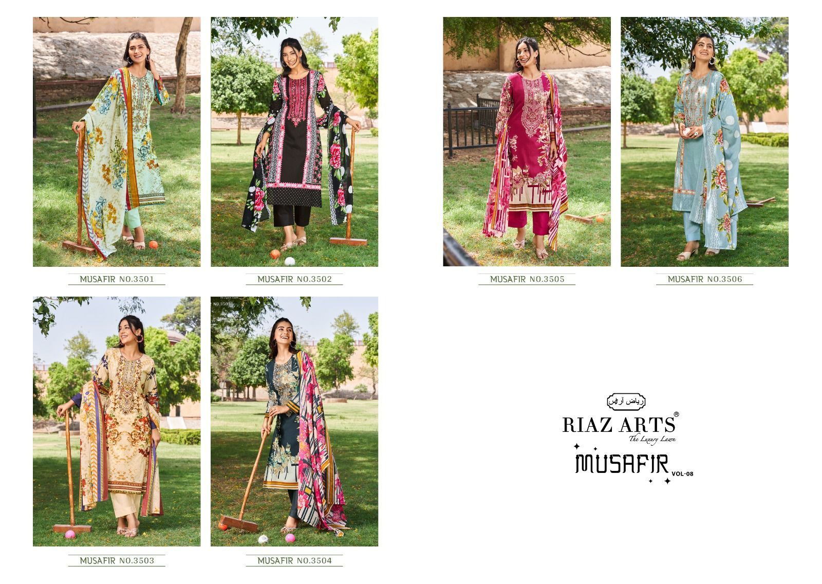 RIAZ-ARTS-MUSAFIR-VOL-8-KARACHI-LAWN-SALWAR-KAMEEZ-WHOLESALER-IN-SURAT-10