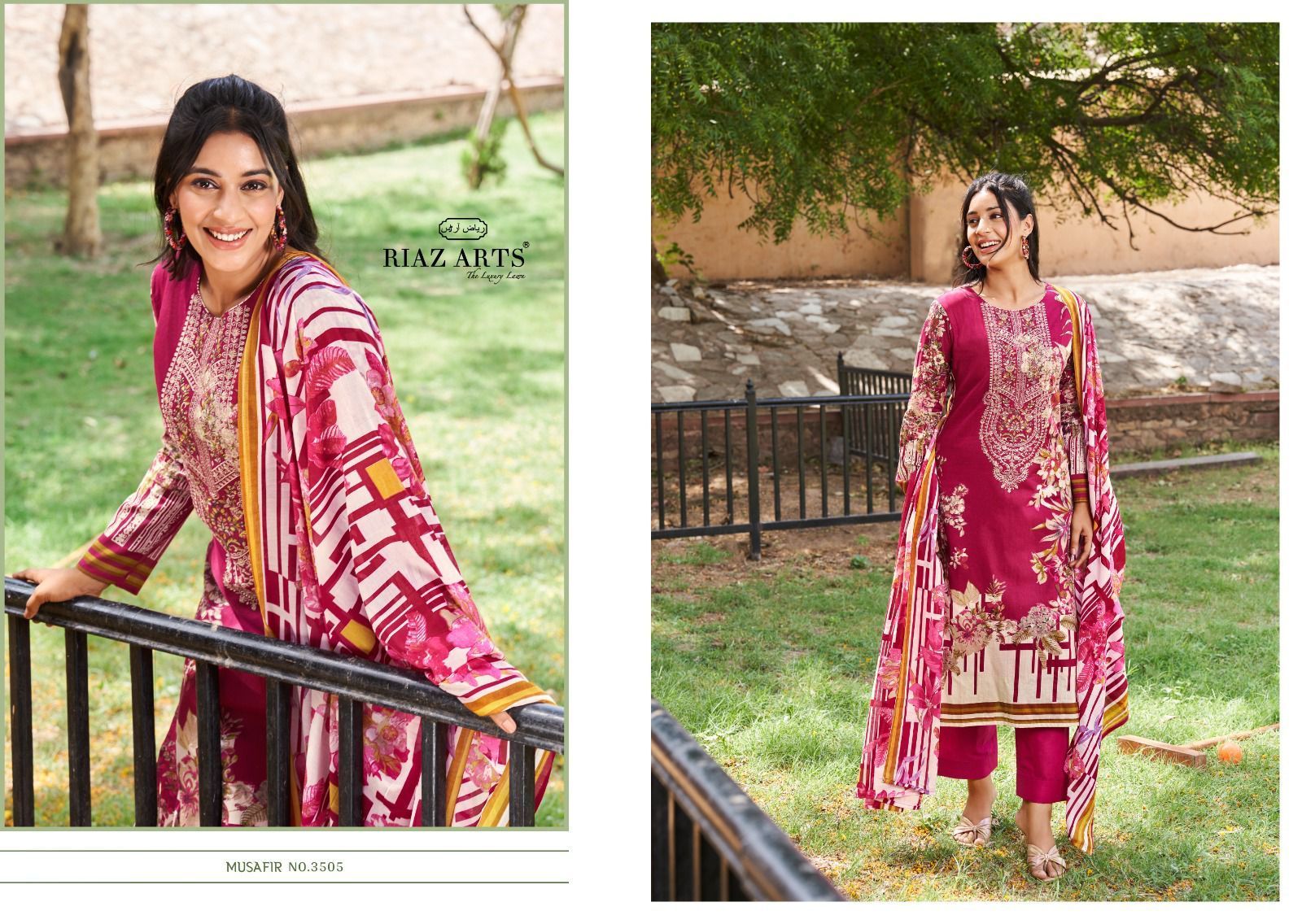 RIAZ-ARTS-MUSAFIR-VOL-8-KARACHI-LAWN-SALWAR-KAMEEZ-WHOLESALER-IN-SURAT-8