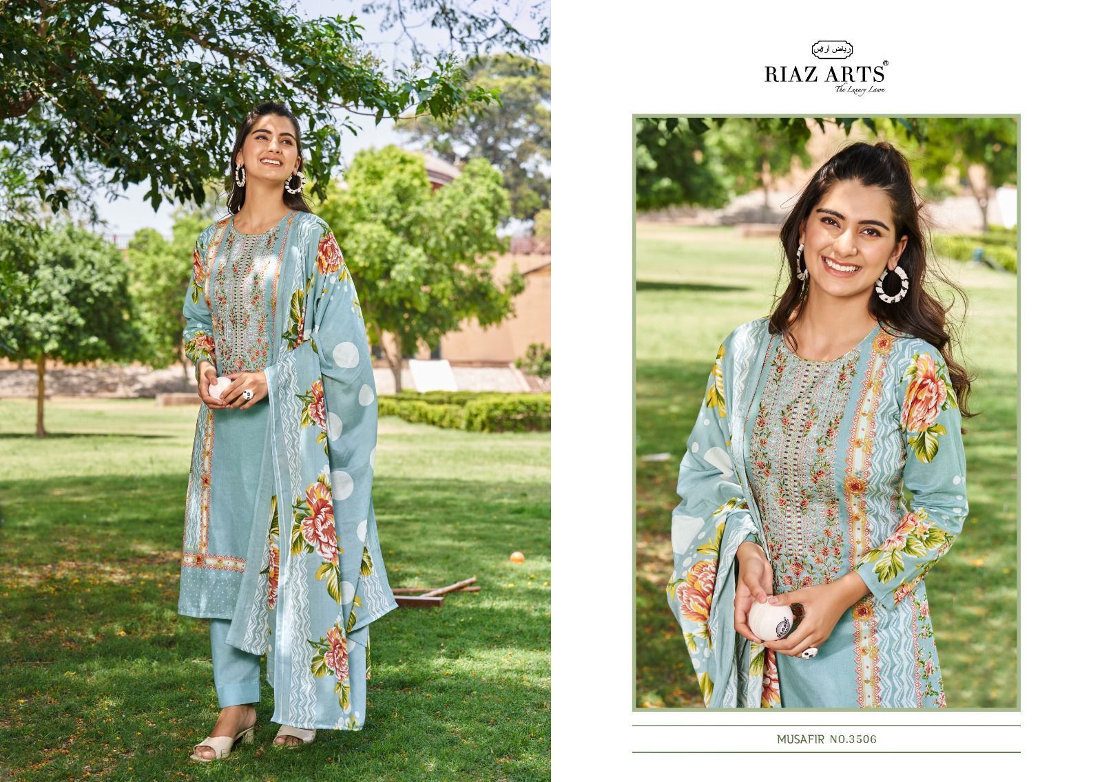 RIAZ-ARTS-MUSAFIR-VOL-8-KARACHI-LAWN-SALWAR-KAMEEZ-WHOLESALER-IN-SURAT-9