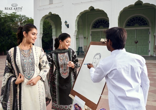 RIAZ-ARTS-THE-ARTIST-KARACHI-LAWN-EMBROIDERY-SALWAR-SUIT-WHOLESALER-IN-SURAT-2