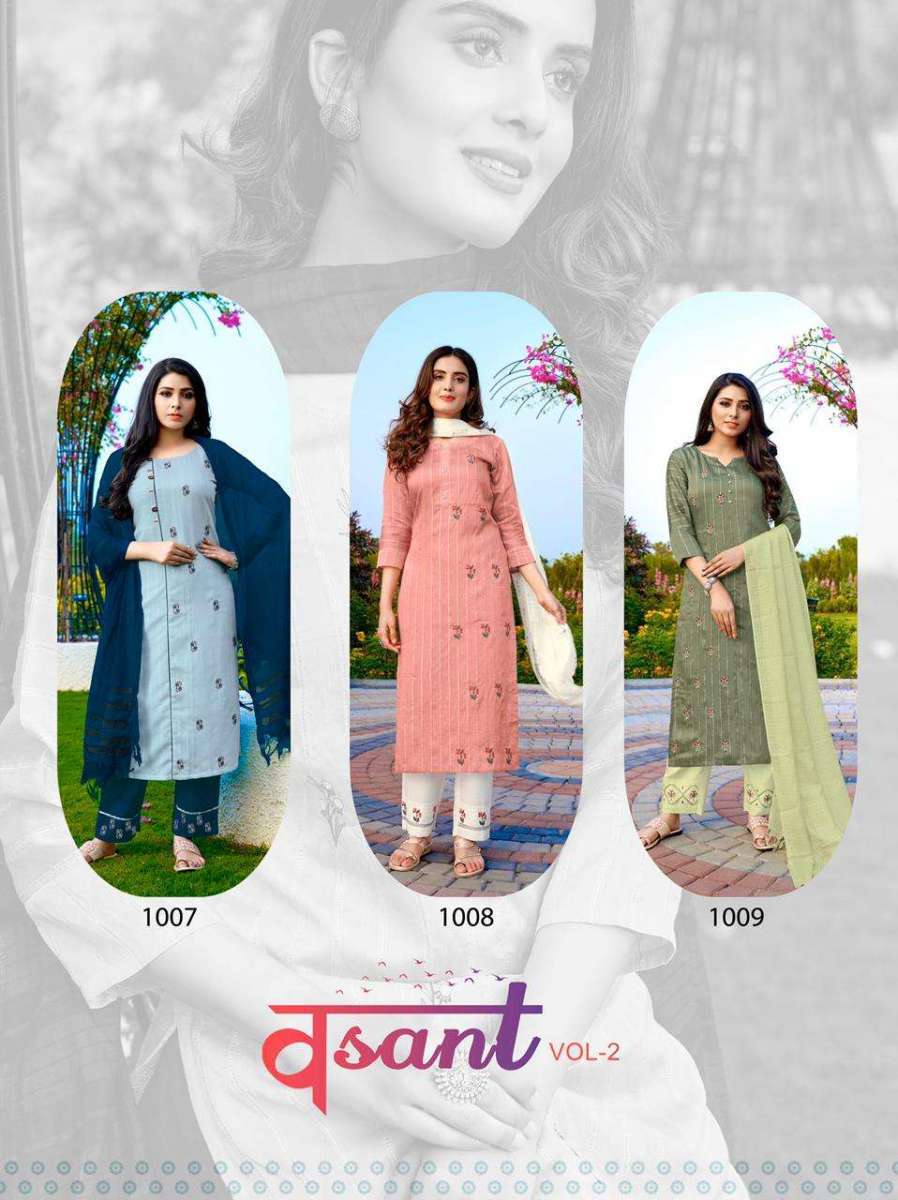 RIJIYA-TRENDS-VASANT-VOL-2-KURTI-PANT-WITH-DUPATTA-WHOLESALER-SURAT-14