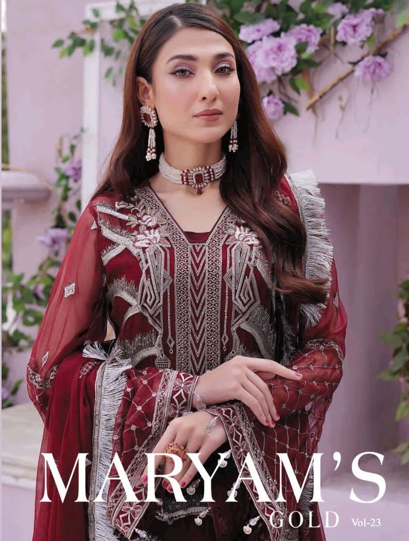 RINAZ-FASHION-MARYAMS-GOLD-VOL-23-FOUX-GEORGETTE-PAKISTANI-SUITS-WHOLESALE-1