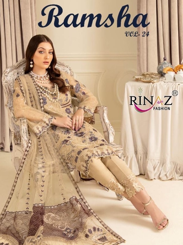 RINAZ-FASHION-RAMSHA-VOL-24-FOUX-GEORGETTE-PAKISTANI-SUITS-SURAT-1