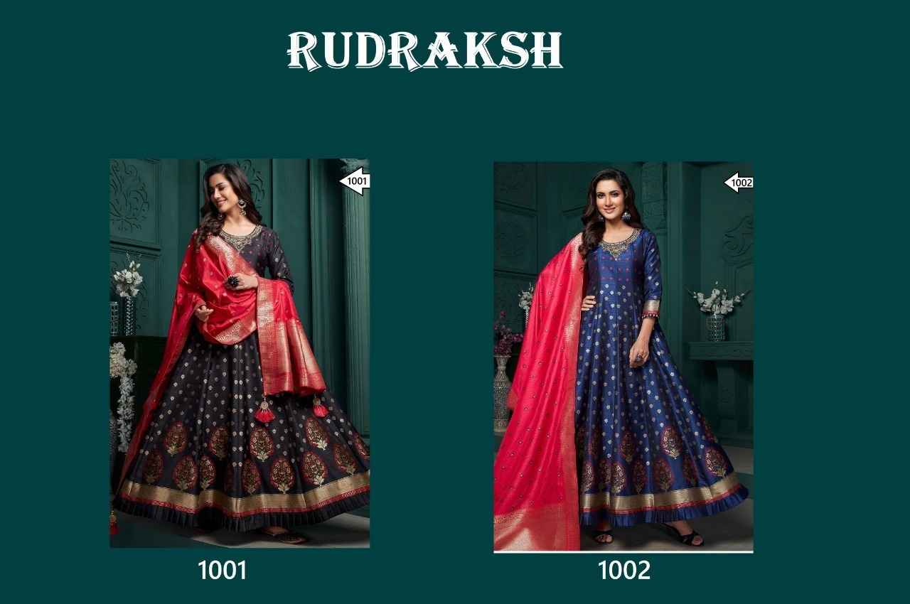 RUDRAKSH-1001-TO-1002-SERIES-GOWN-WITH-PRINTED-DUPATTA-FESTIVAL-COLLECTION-4