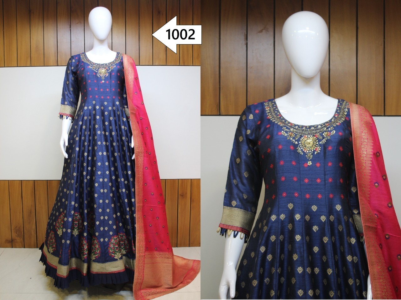 RUDRAKSH-1001-TO-1002-SERIES-GOWN-WITH-PRINTED-DUPATTA-FESTIVAL-COLLECTION-5