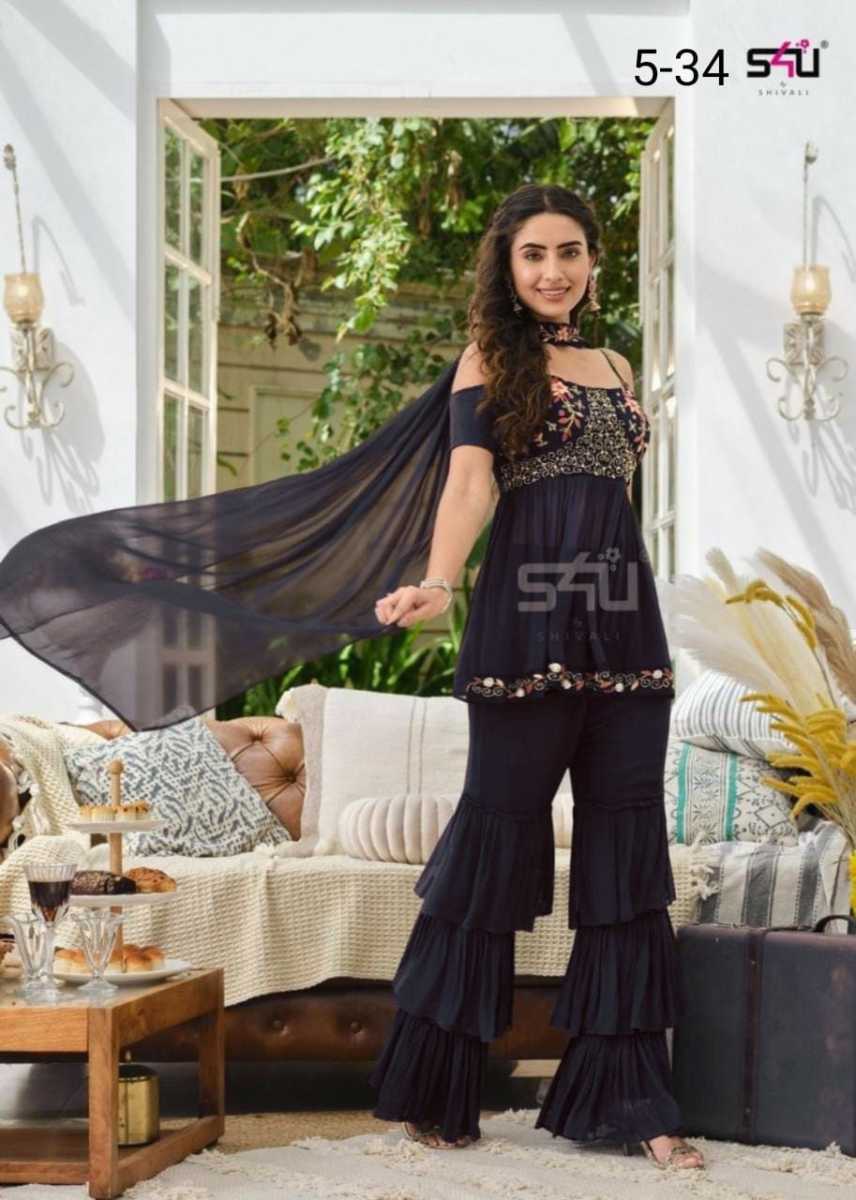 S4U-5-34-GEORGETTE-TOP-WITH-SHARARA-MANUFACTUR