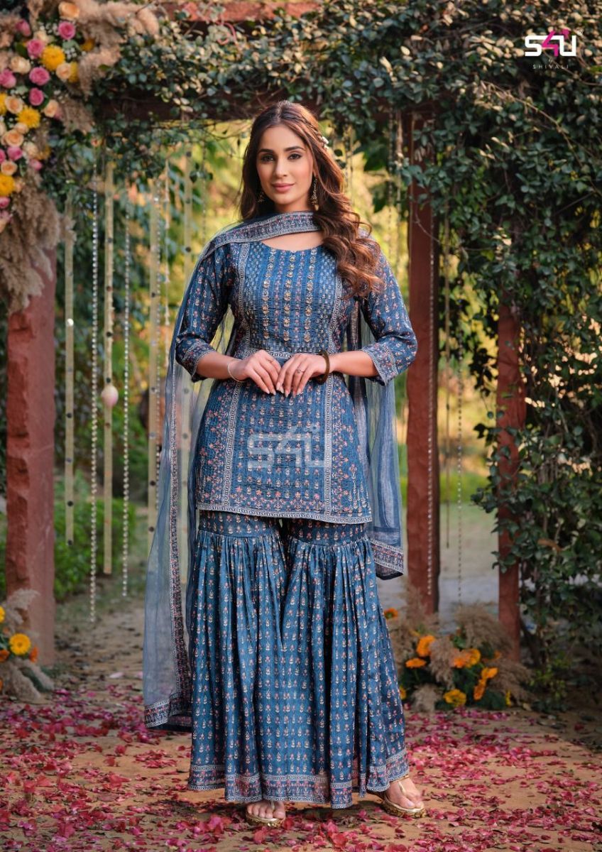 S4U-AFREEN-CHINON-HANDWORK-KURTI-SHARARA-WITH-DUPATTA-LATEST-CATALOGUE-8