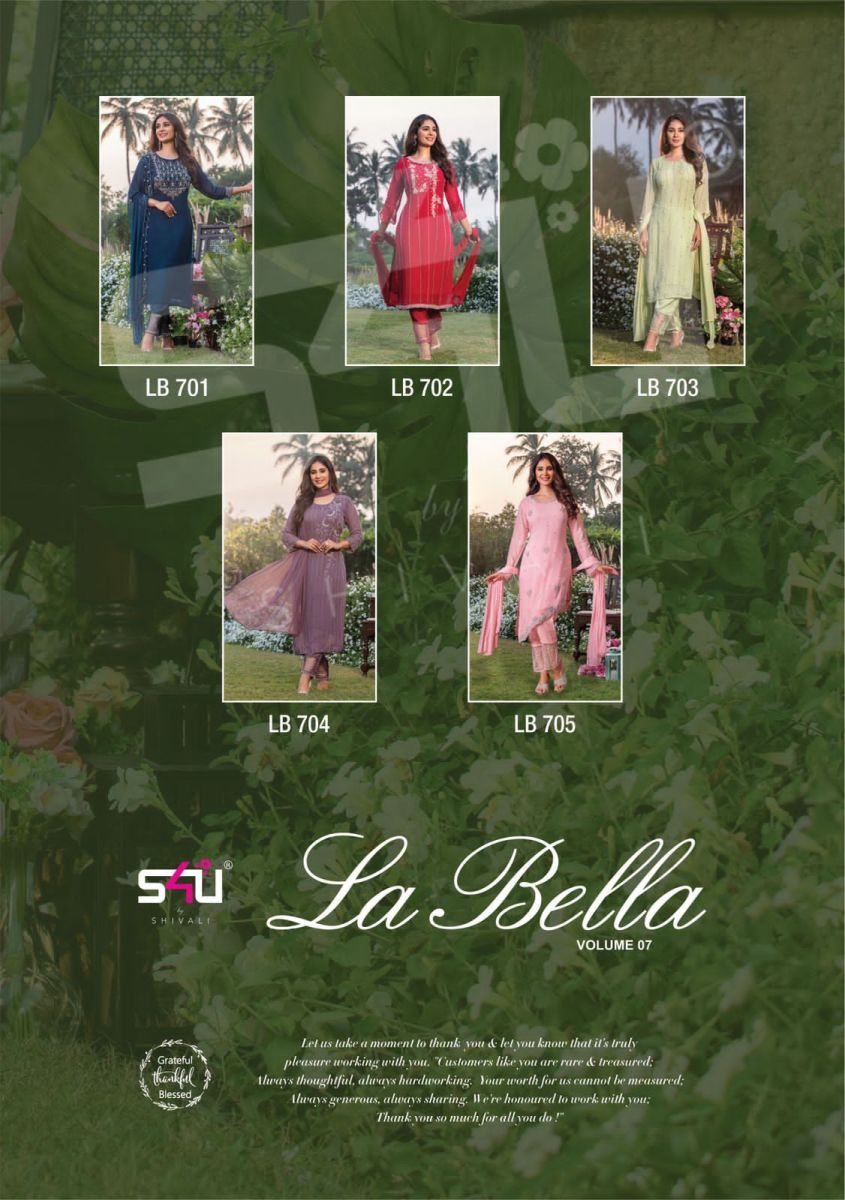 S4U-LA-BELLA-VOL-7-KURTI-WITH-PANTS-AT-WHOLESALE-1