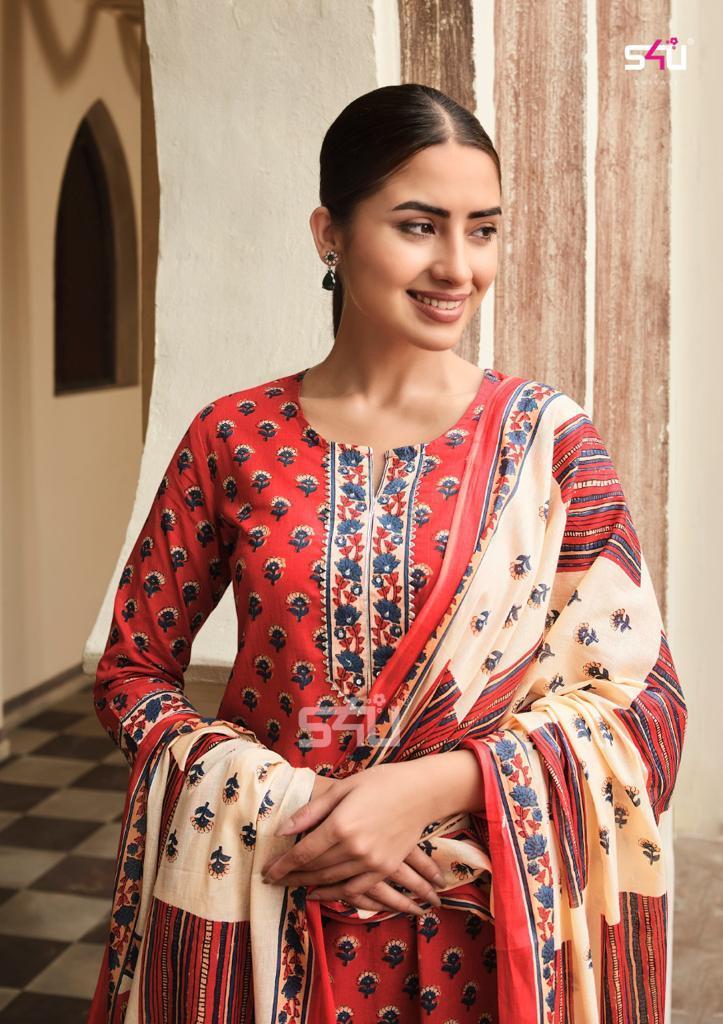 S4U-RABTA-COTTON-KURTI-PANT-WITH-DUPATTA-WHOLESALER-SURAT-7