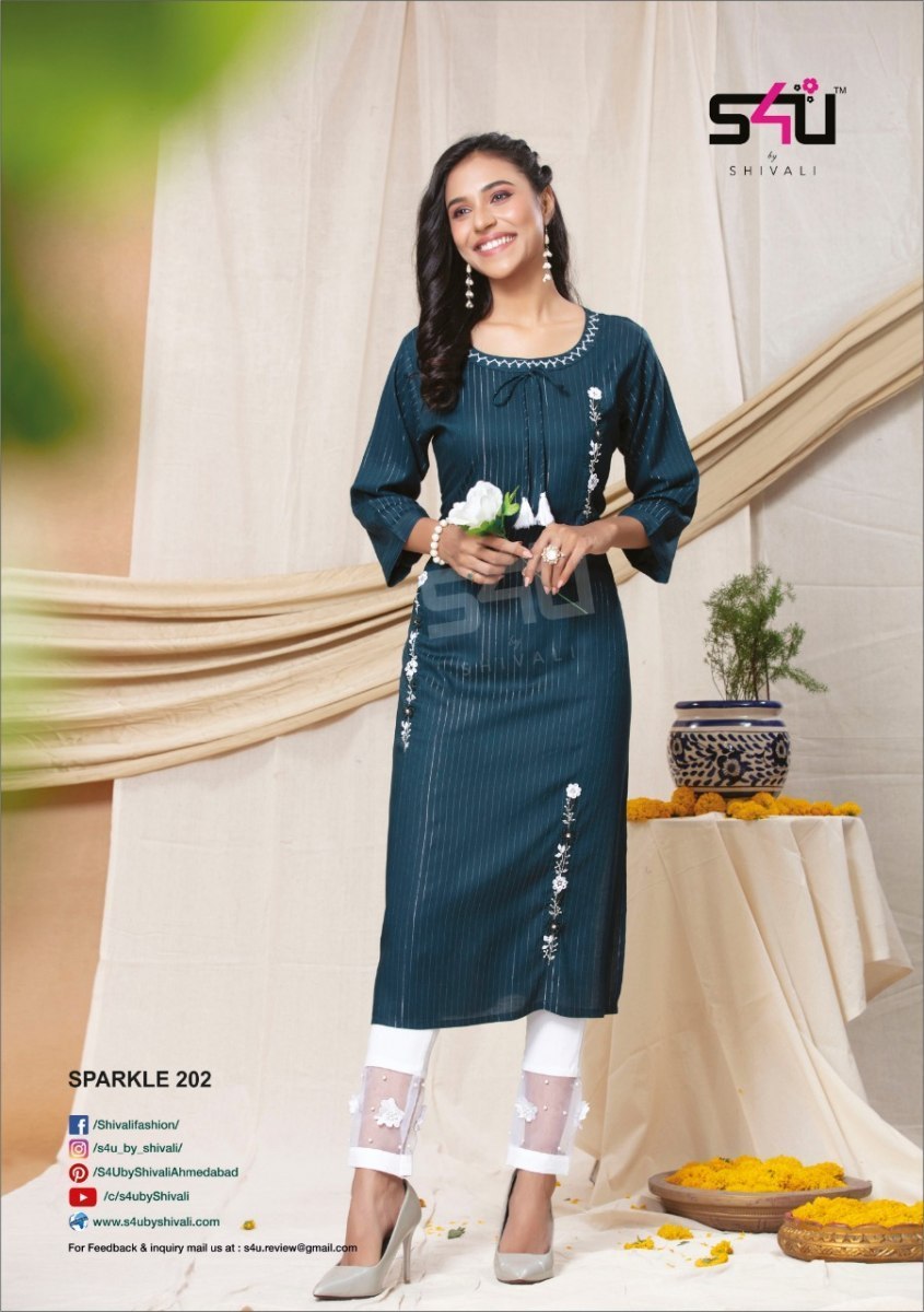 1_S4U-SPARKLE-VOL-2-SPARKLE-201-TO-SPARKLE-205-KURTIS-MANUFACTURER-SURAT-3