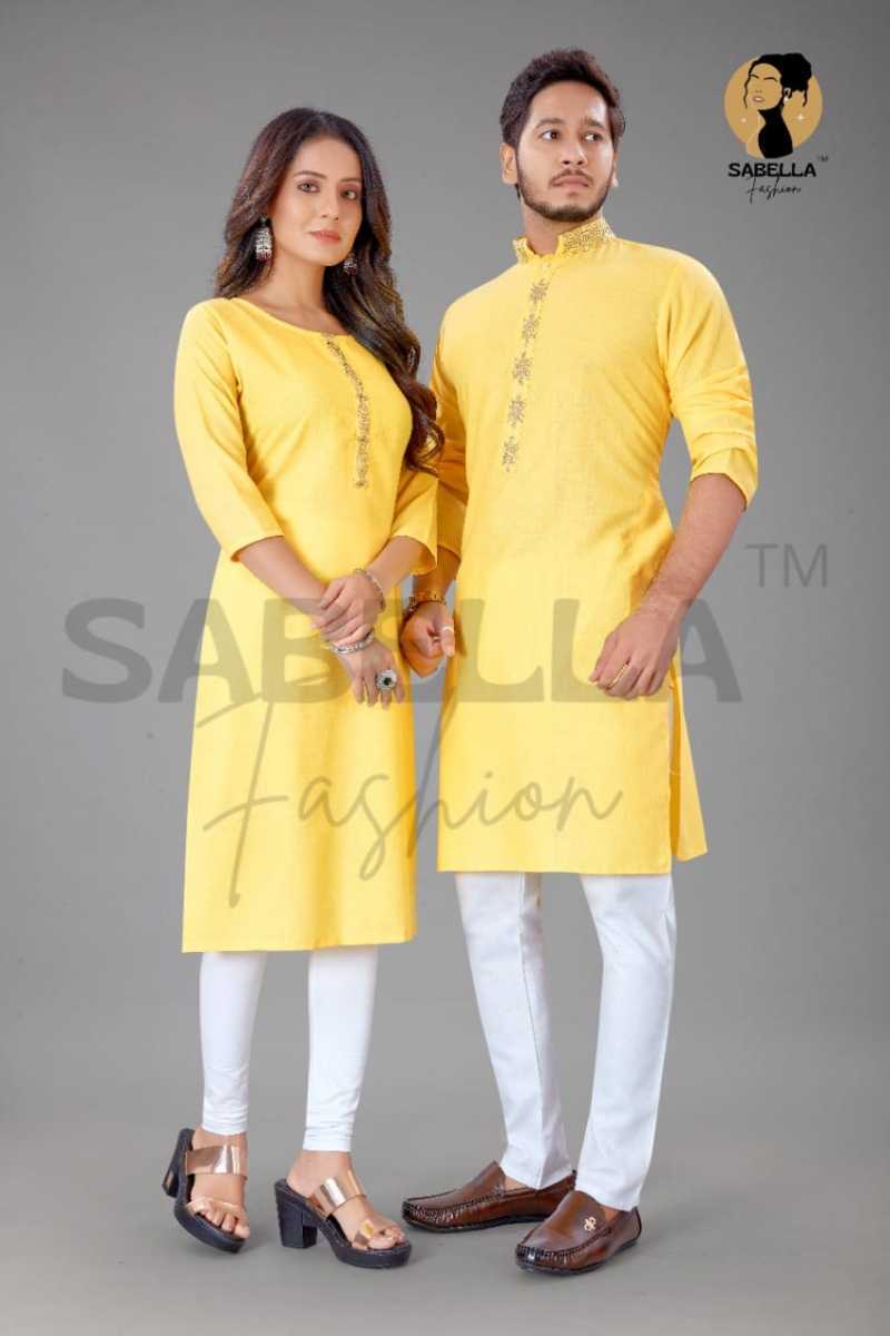 SABELLA-FASHION-COUPLE-KURTA-VOL-4-COTTON-COUPLE-KURTA-WHOLESALE-2