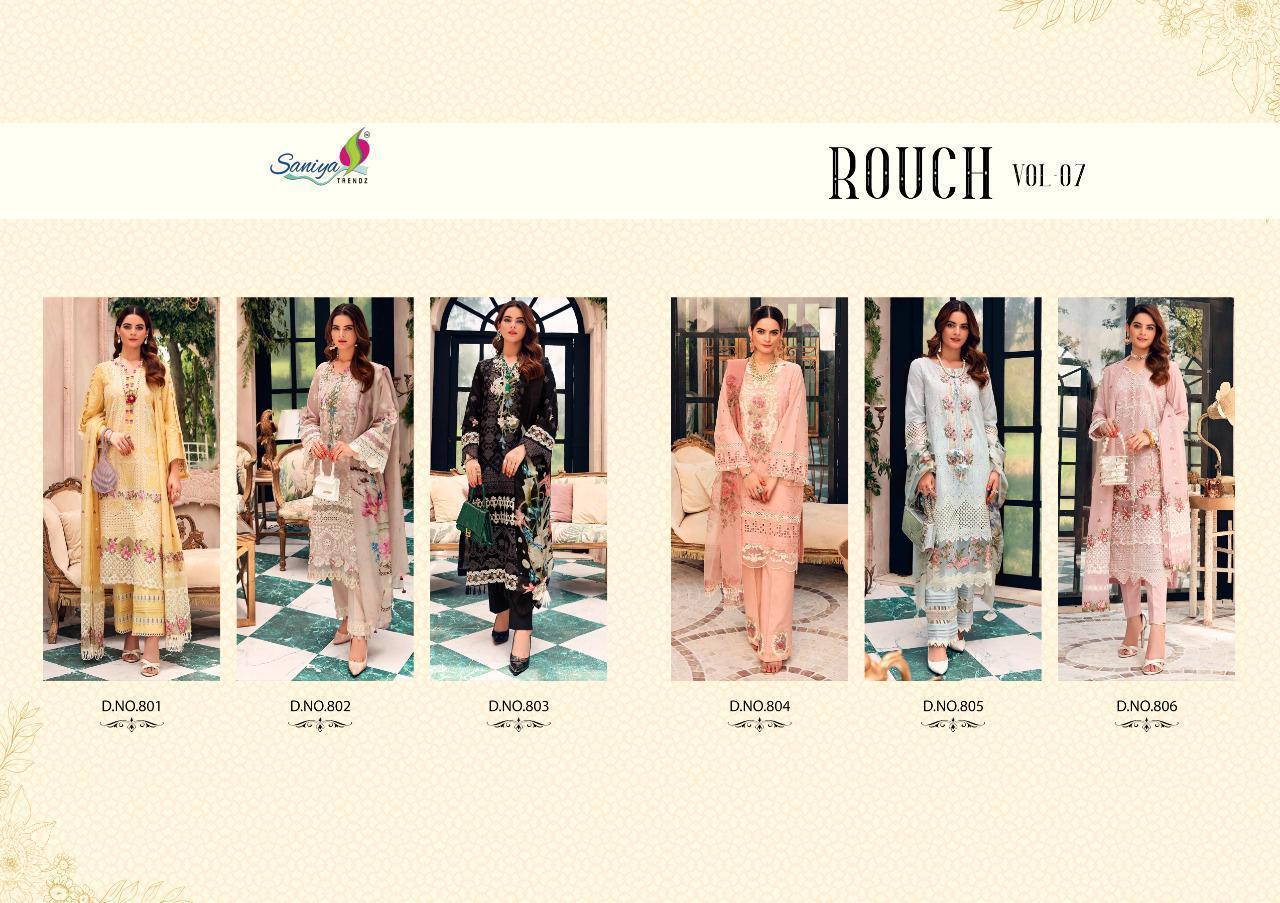SANIYA-TRENDZ-ROUCH-VOL-7-D.NO-801-806-PAKISTANI-SUITS-WHOLESALER-3