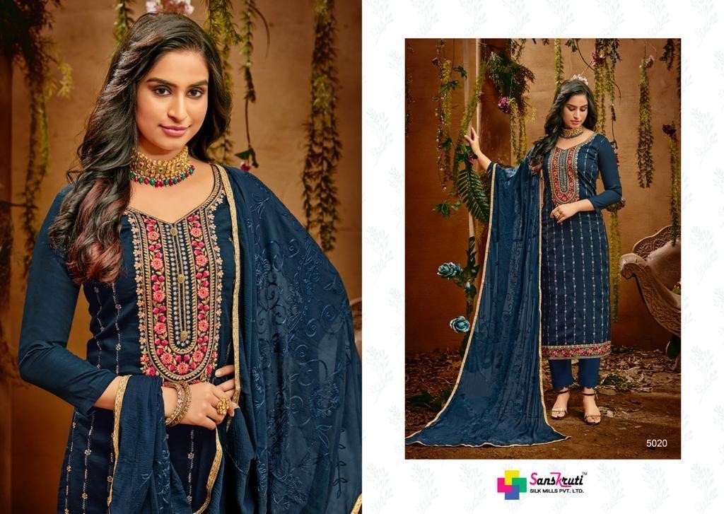 SANSKRUTI-HERITAGE-5018-5023-SERIES-PURE-JAM-SILK-EMBROIDERY-SUITS-9