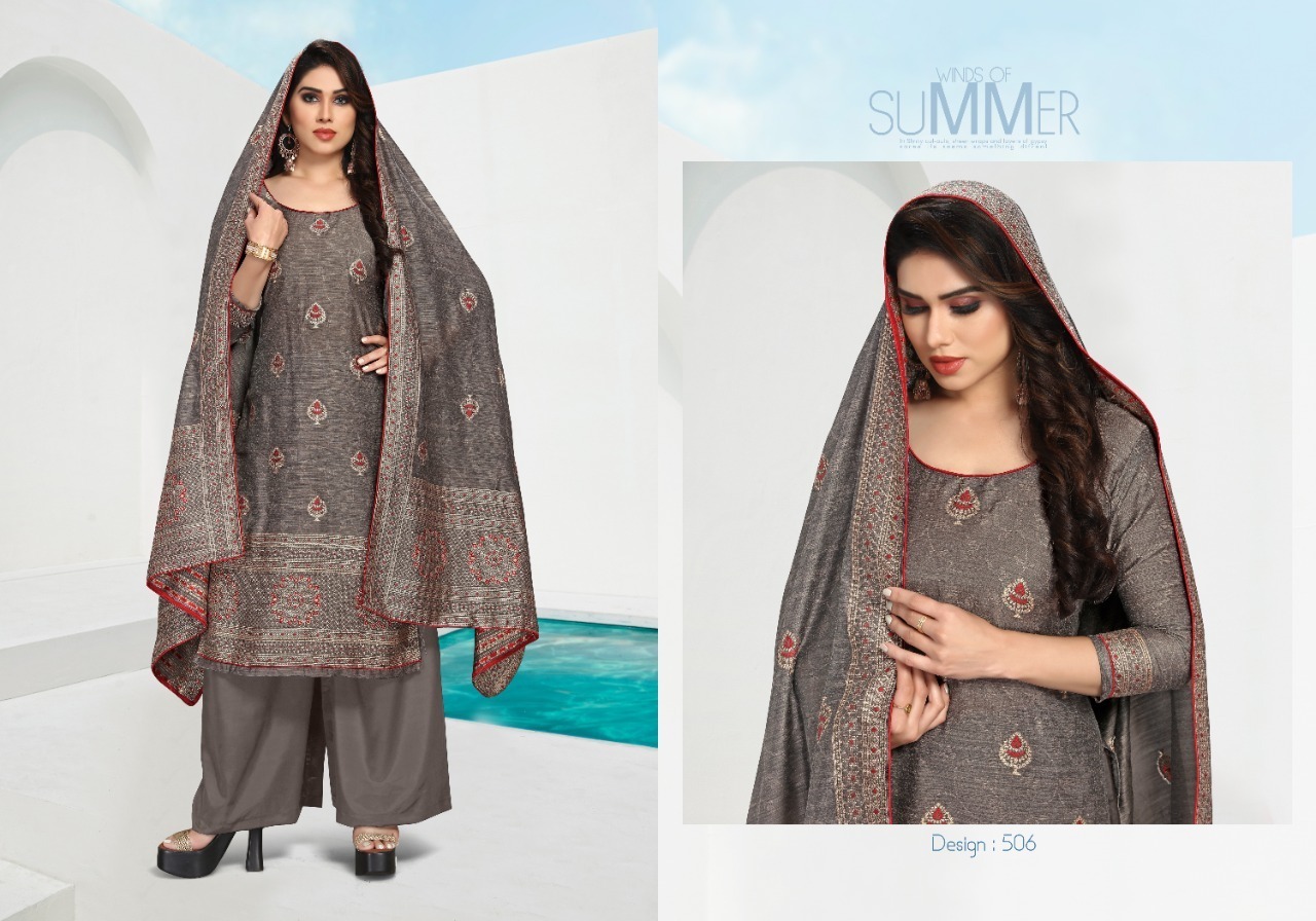 SARA-TRENDZ-GULIKA-D.NO-501-TO-506-SALWAR-KAMEEZ-LATEST-COLLECTION-1
