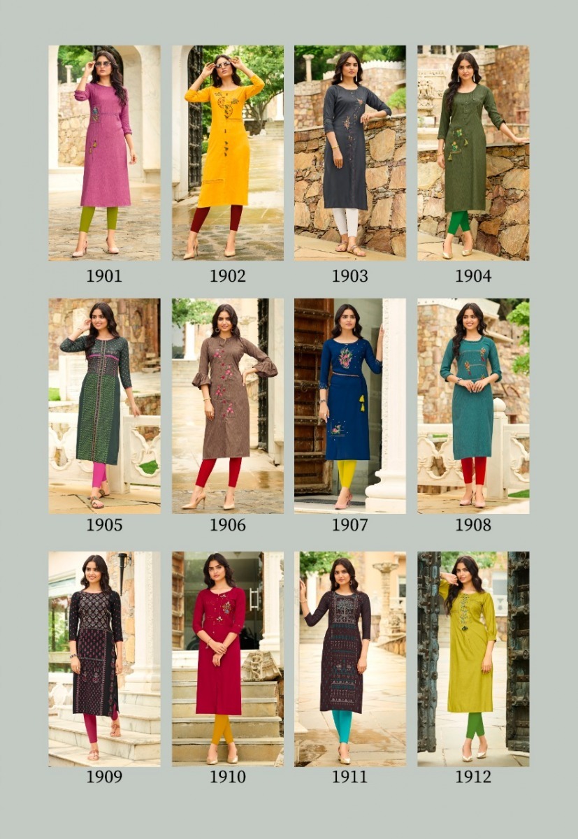 SAWAN-CREATION-HONEY-VOL-19-RAYON-FANCY-KURTIS-CATALOGUE-1