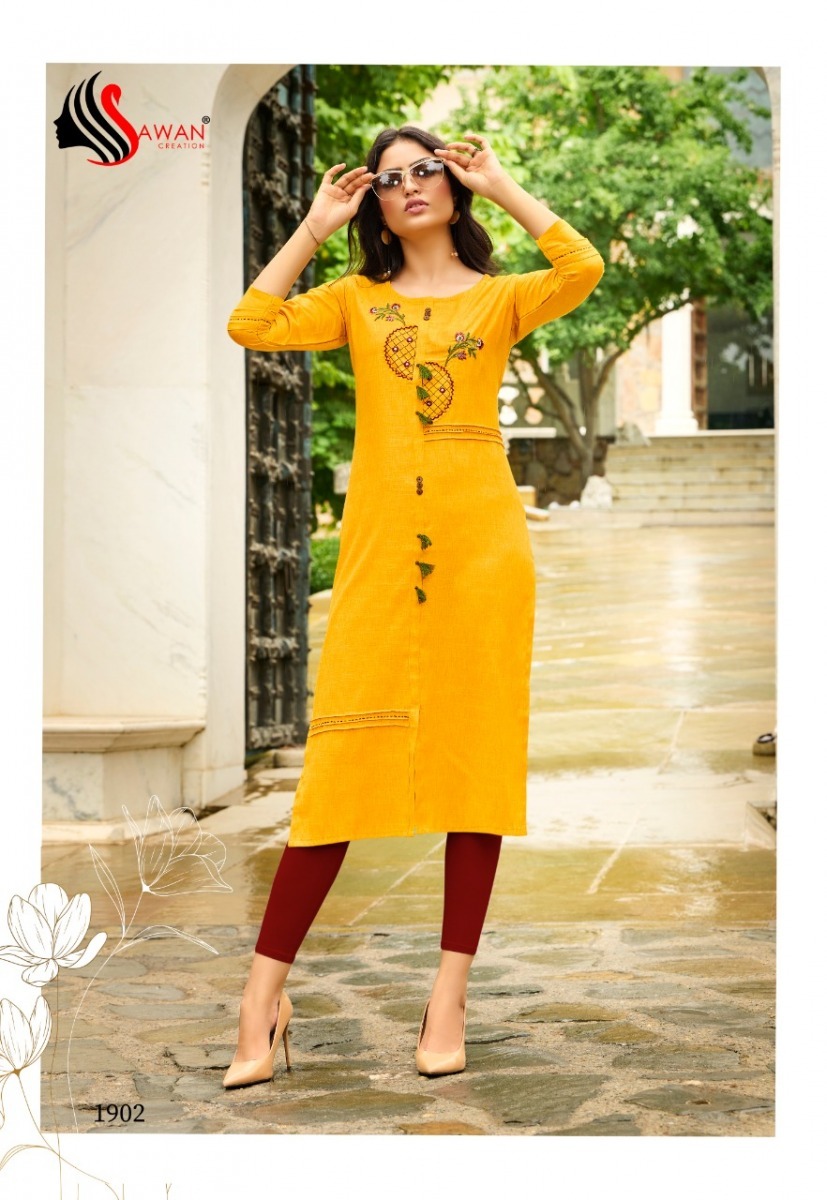 SAWAN-CREATION-HONEY-VOL-19-RAYON-FANCY-KURTIS-CATALOGUE-4