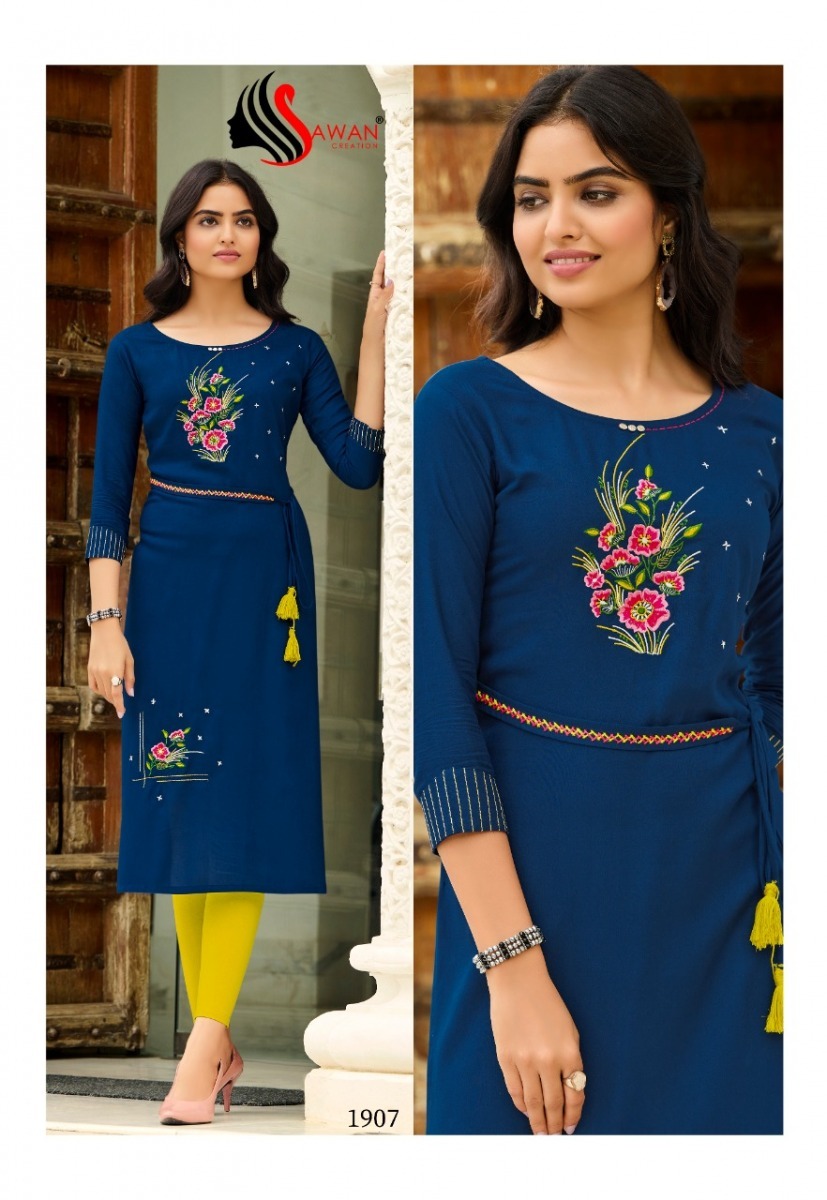 SAWAN-CREATION-HONEY-VOL-19-RAYON-FANCY-KURTIS-CATALOGUE-9