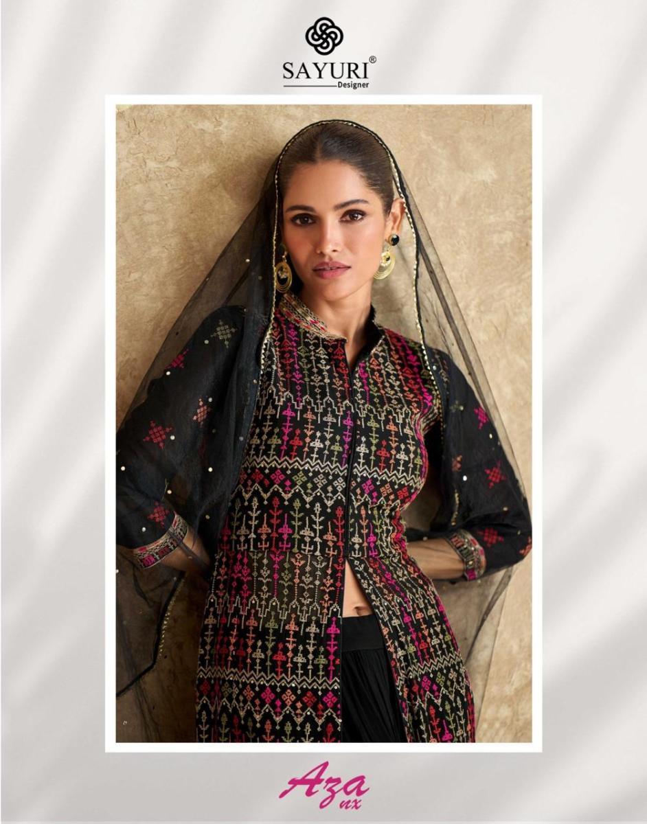 SAYURI-DESIGNER-AZA-NX-FANCY-EMBROIDERY-SUITS-WHOLESALER-IN-SURAT-1