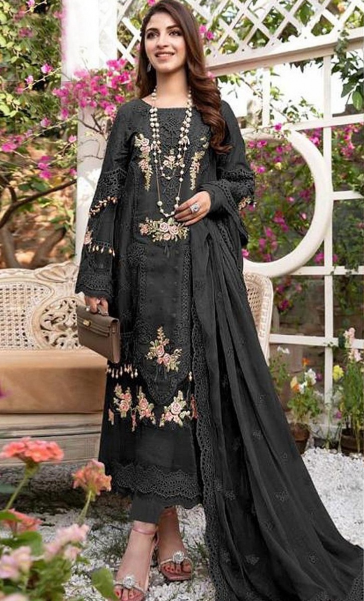 SERENE-S-76-FOUX-GEORGETTE-PAKISTANI-SUITS-AT-SURAT-4-Copy