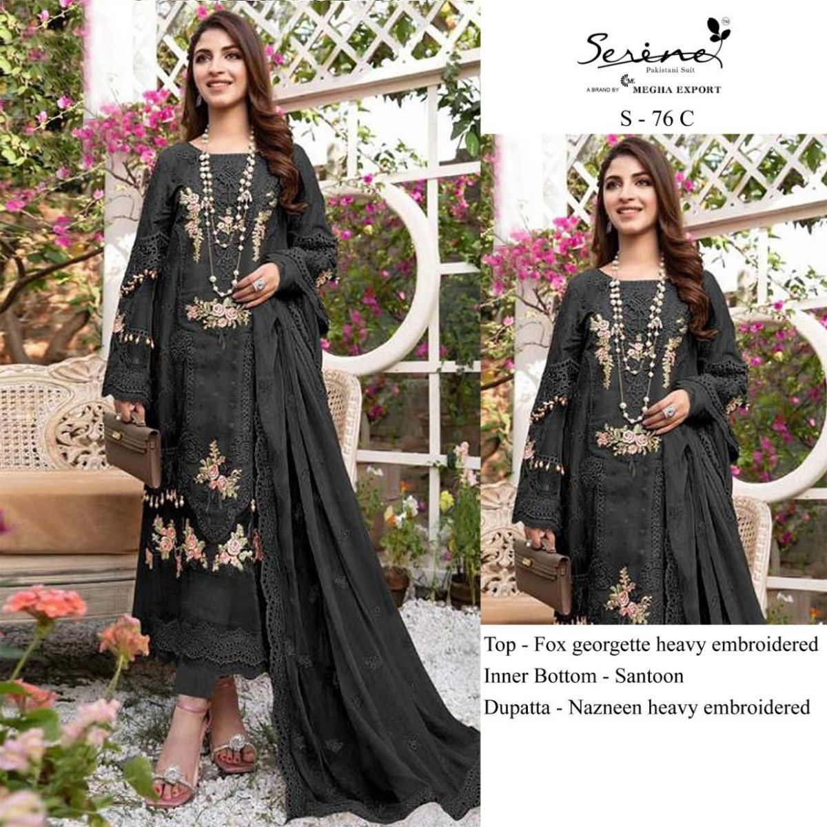 SERENE-S-76-FOUX-GEORGETTE-PAKISTANI-SUITS-AT-SURAT-4