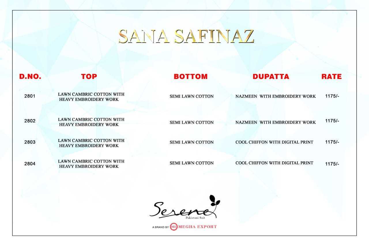 SERENE-SANA-SAFINAZ-D.NO-2801-TO-2804-PAKISTANI-SALWAR-KAMEEZ-CATALOGUE-1