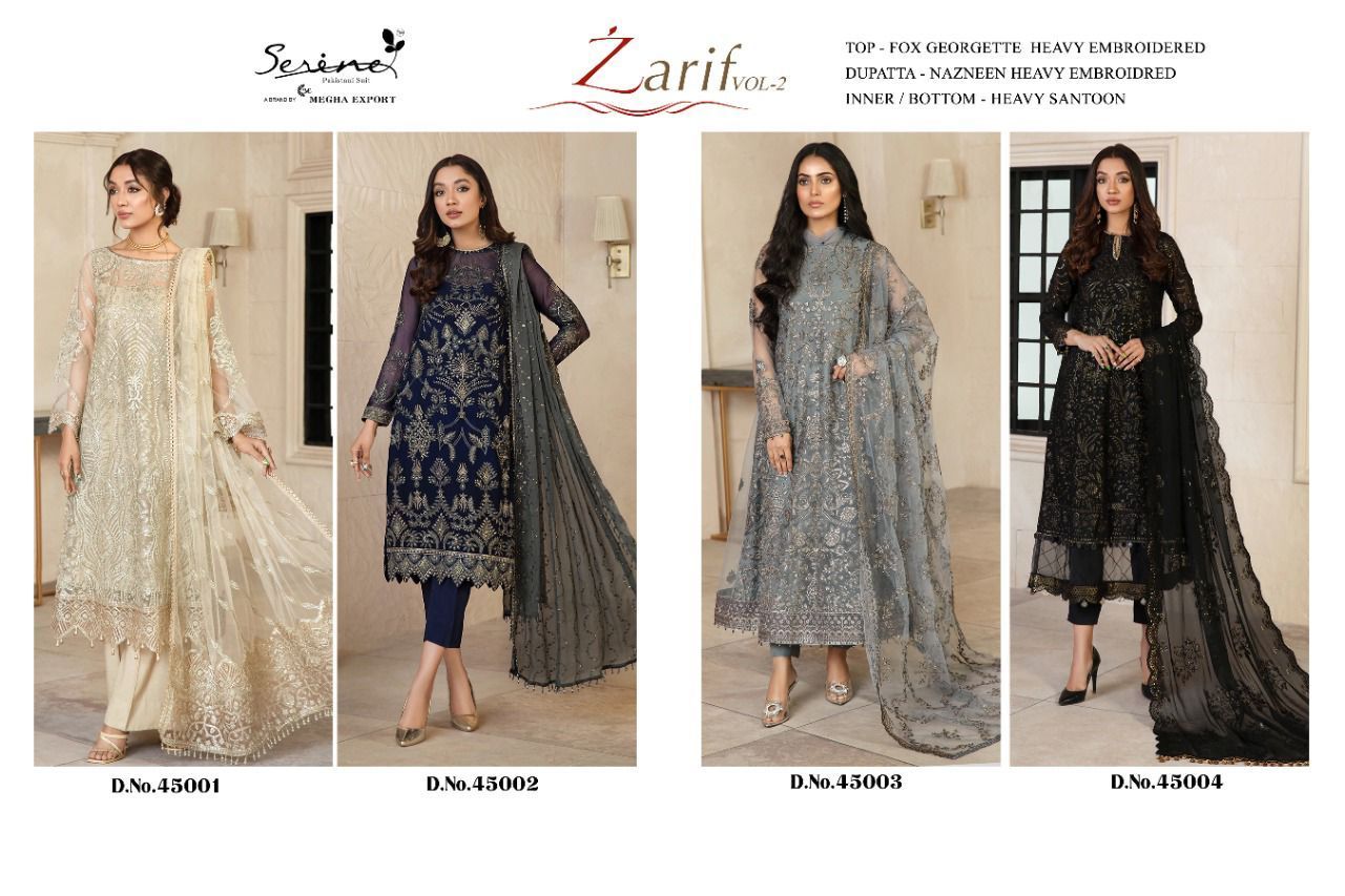 SERENE-ZARIF-VOL-2-FOUX-GEORGETTE-PAKISTANI-SUITS-LATEST-CATALOGUE-2
