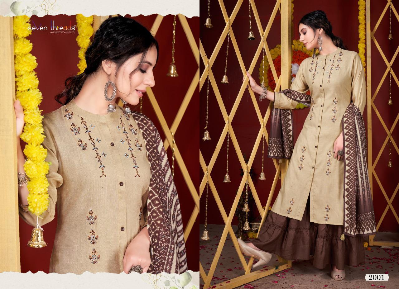 SEVEN-THREADS-FESTAL-READY-MADE-KURTIS-WHOLESALER-SURAT-2