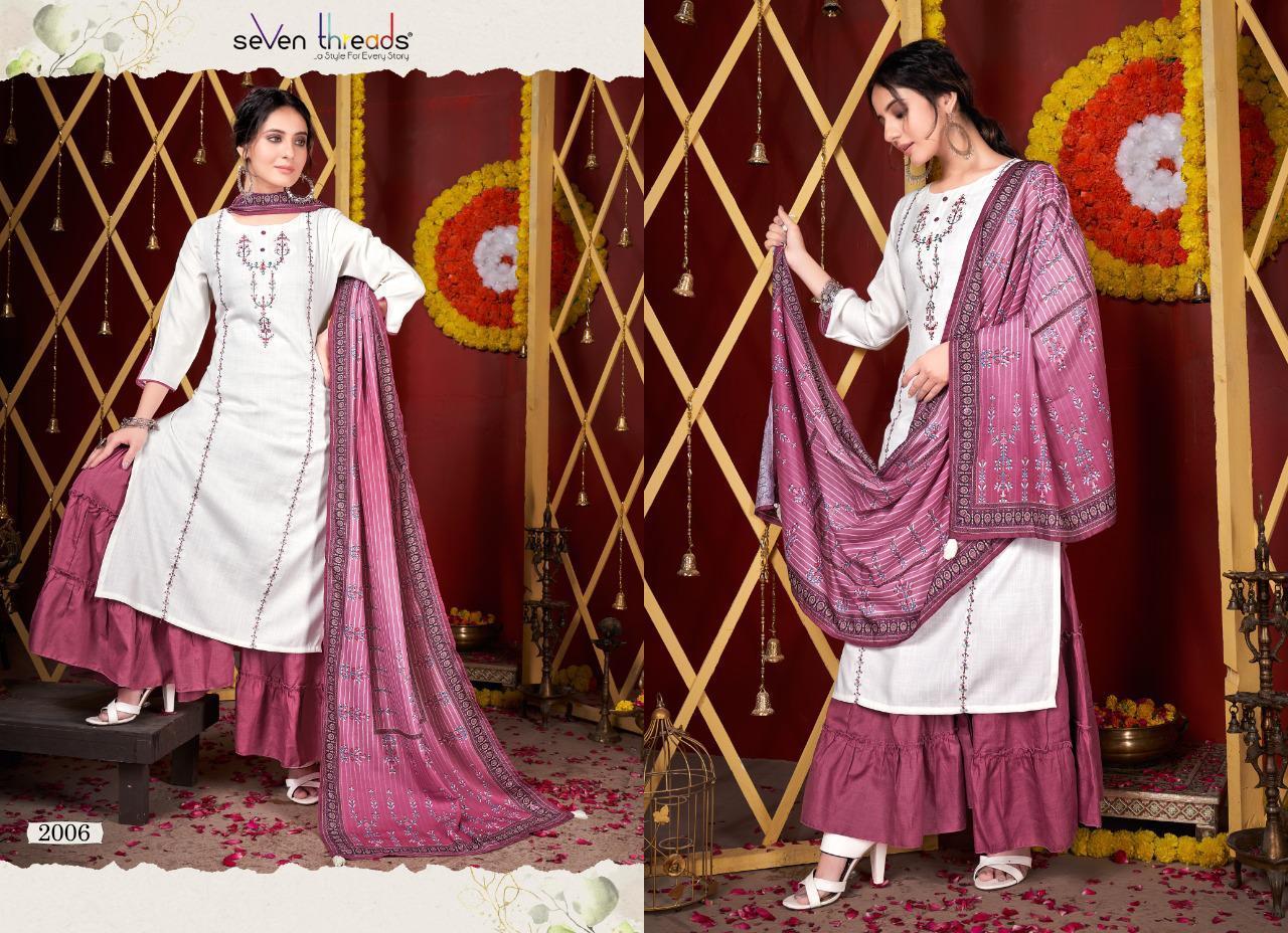 SEVEN-THREADS-FESTAL-READY-MADE-KURTIS-WHOLESALER-SURAT-3