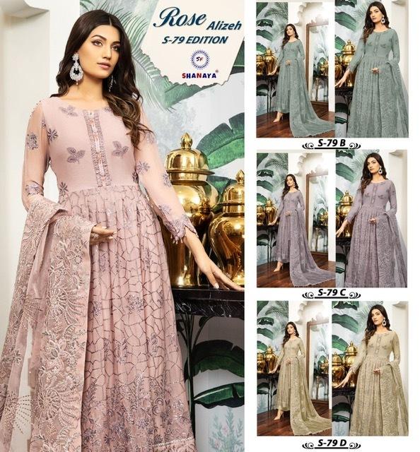 SHANAYA-ROSE-ALIZEH-S-79-FOUX-GEORGETTE-PAKISTANI-SUITS-CATALOGUE-1