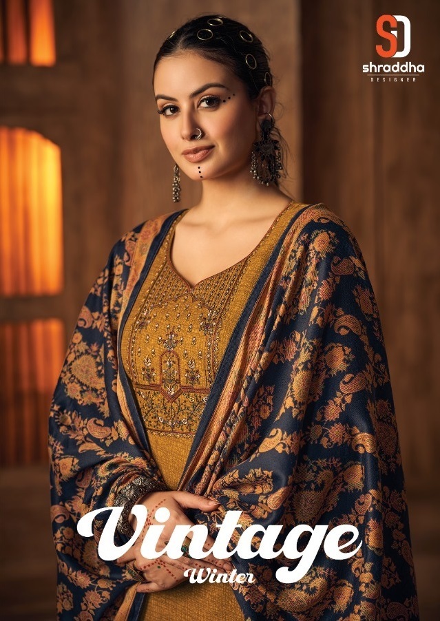 SHARADDHA-DESIGNER-VINTAGE-WINTER-PASHMIN-SUITS-WHOLESALER-1