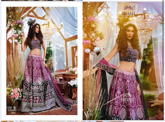 SHIVALI-TRIPLE-DHAMAKA-5.0-DESIGNER-LEHENGA-WHOLESALER-SURAT-4