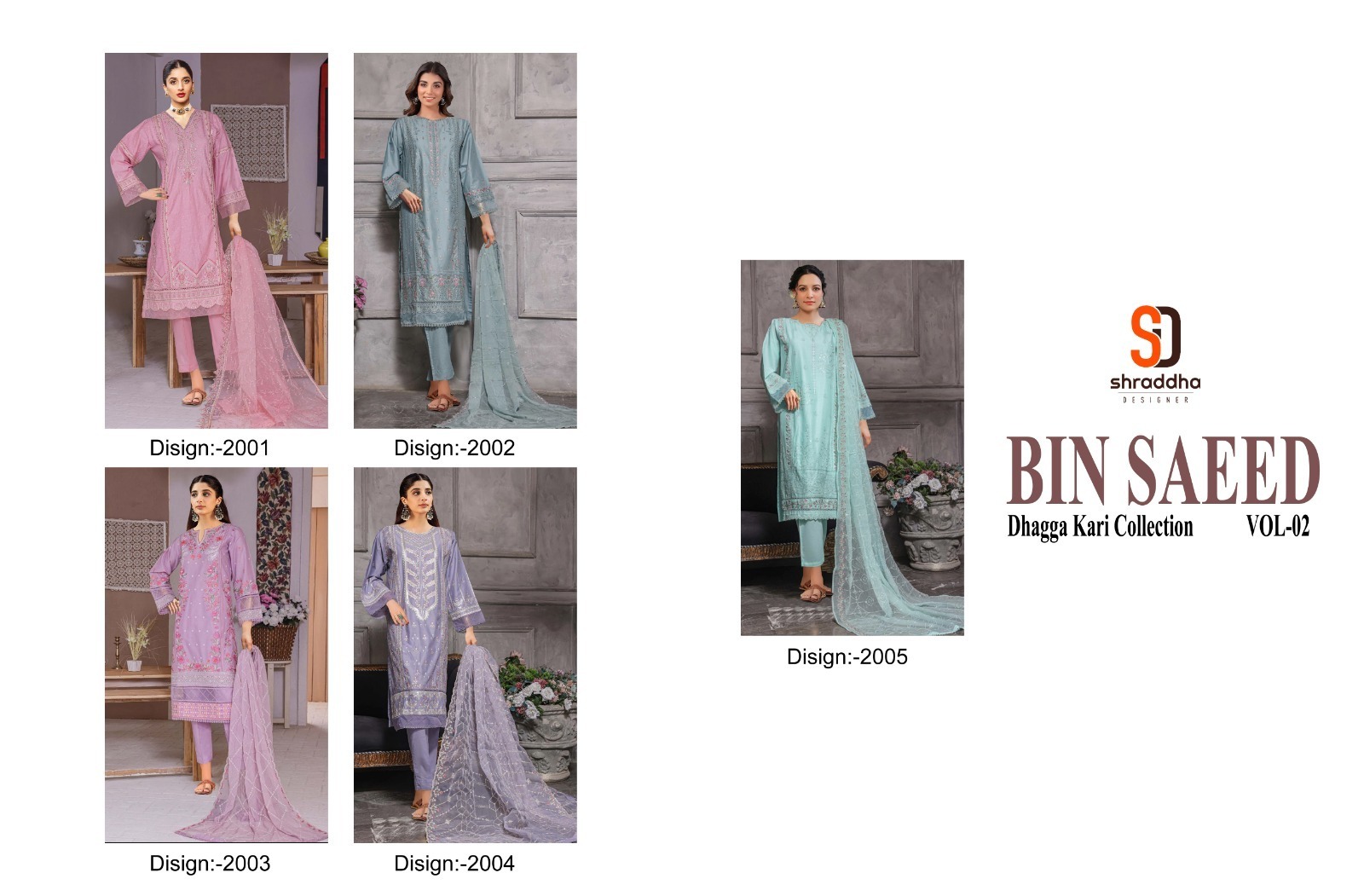 SHRADDHA-DESIGNER-BIN-SAEED-DHAGGA-KARI-COLLECTION-VOL-2-COTTON-SUITS-SURAT-7