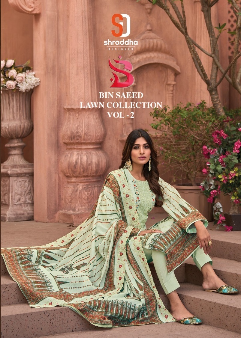 SHRADDHA-DESIGNER-BIN-SAEED-LAWN-COLLECTION-VOL-2-PAKISTANI-SUITS-WHOLESALE-1