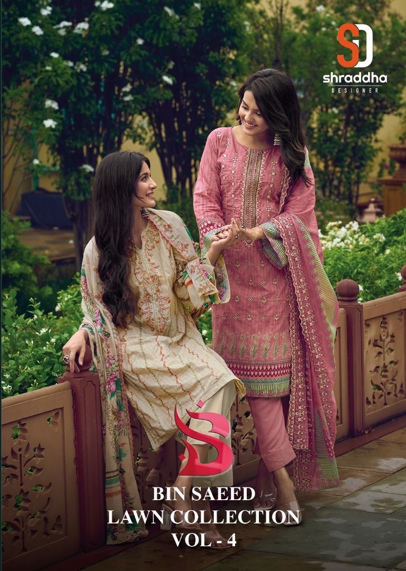 SHRADDHA-DESIGNER-BIN-SAEED-LAWN-COLLECTION-VOL-4-PAKISTANI-SUITS-CATALOGUE-1