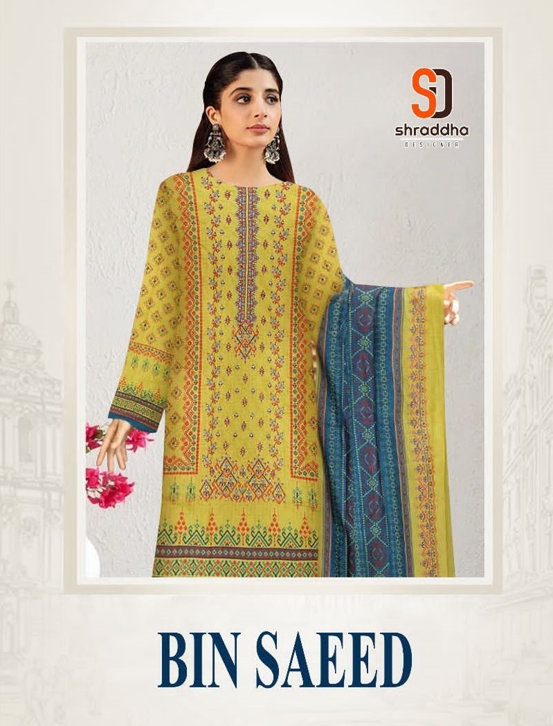 SHRADDHA-DESIGNER-BIN-SAEED-LAWN-COTTON-PAKISTANI-SUITS-WHOLESALE-1