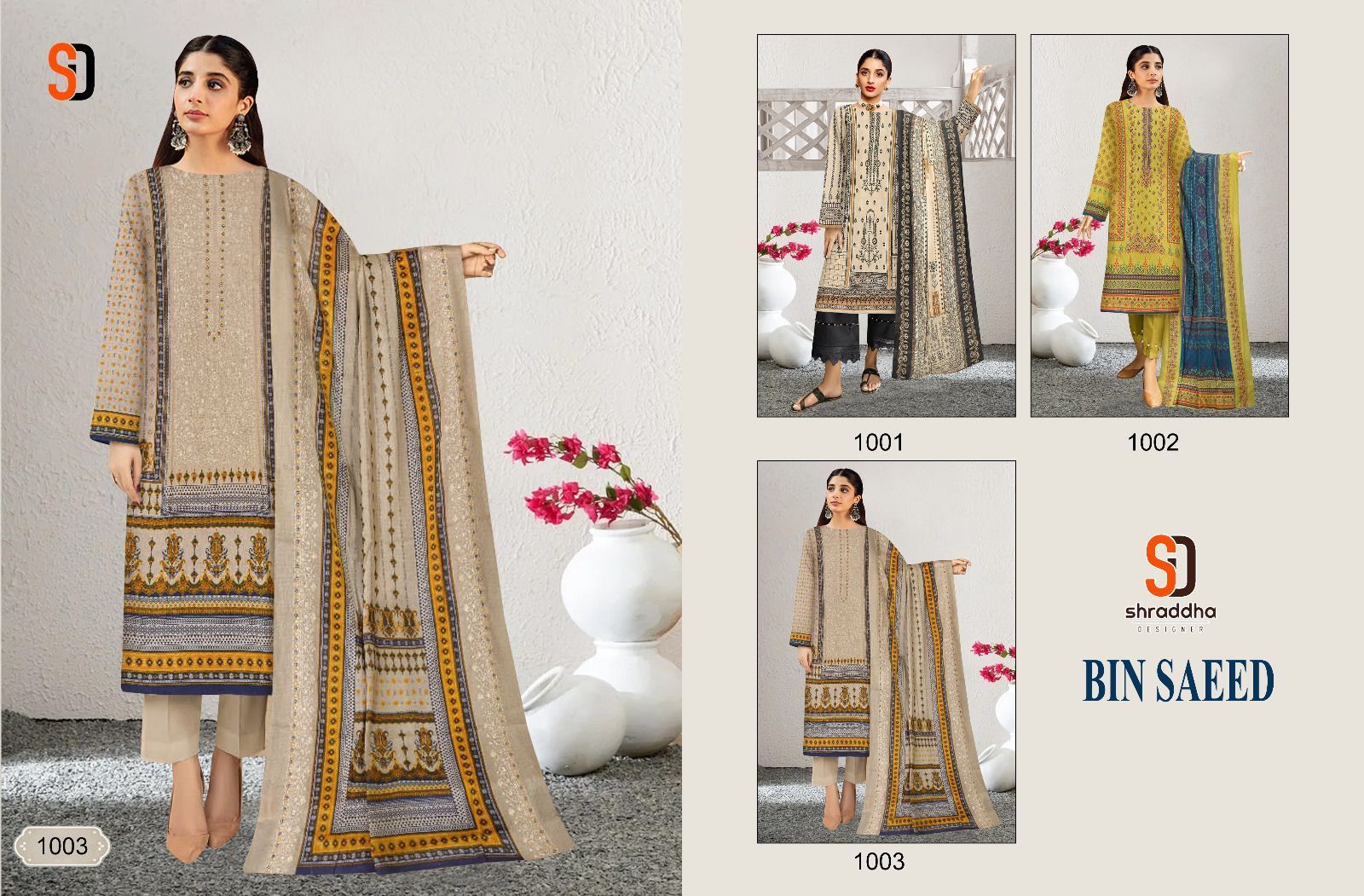 SHRADDHA-DESIGNER-BIN-SAEED-LAWN-COTTON-PAKISTANI-SUITS-WHOLESALE-2