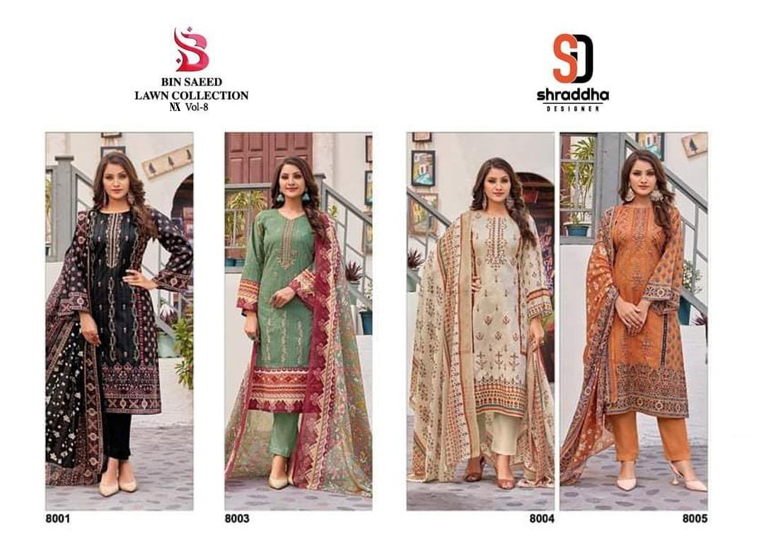 SHRADDHA-DESIGNER-BIN-SAEED-VOL-8-LAWN-COLLECTION-SALWAR-SUIT-SUPPLIER-IN-SURAT-8