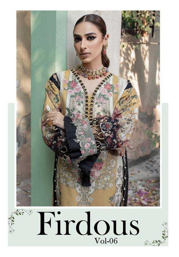 SHRADDHA-DESIGNER-FIRDOUS-VOL-6-LAWN-COTTON-PRINTED-SUITS-WHOLESALE-1