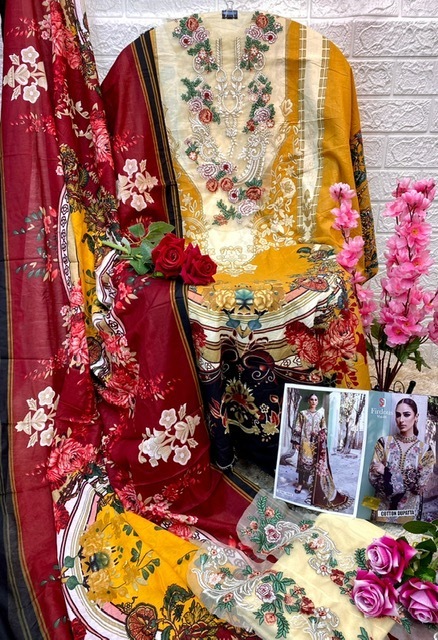 SHRADDHA-DESIGNER-FIRDOUS-VOL-6-LAWN-COTTON-PRINTED-SUITS-WHOLESALE-10