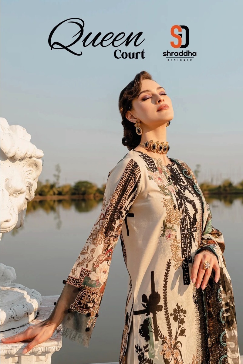 SHRADDHA-DESIGNER-QUEEN-COURT-LAWN-COTTON-PRINT-PAKISTANI-SUITS-1
