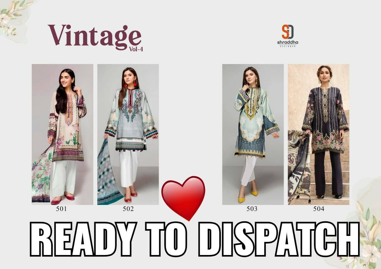 SHRADDHA-DESIGNER-VINTAGE-VOL-4-SALWAR-KAMEEZ-WHOLESALE-1