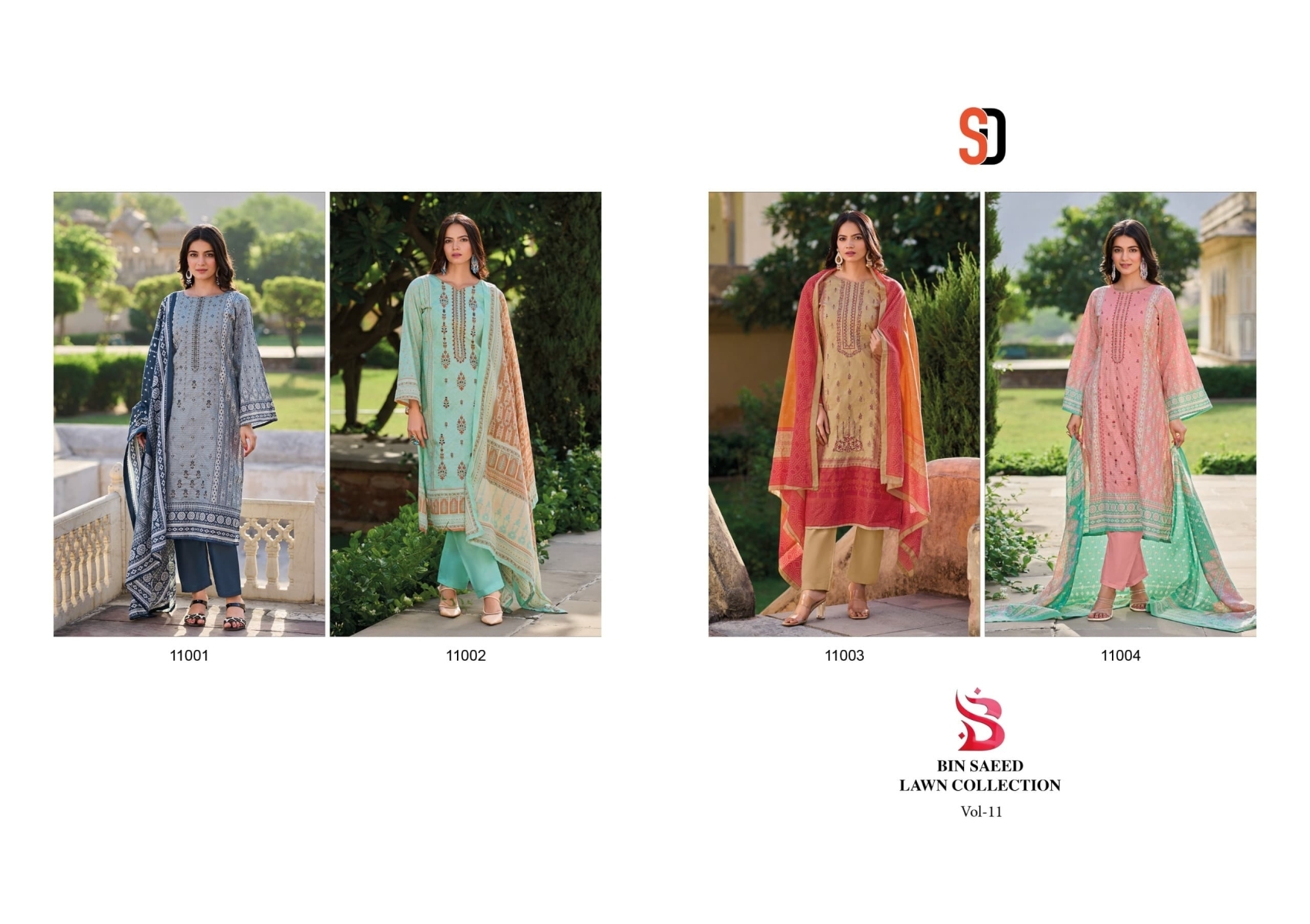 SHRADDHA-DESIGNER-VOL-11-BIN-SAEED-LAWN-COLLECTION-SUITS-SUPPLIER-IN-SURAT-7