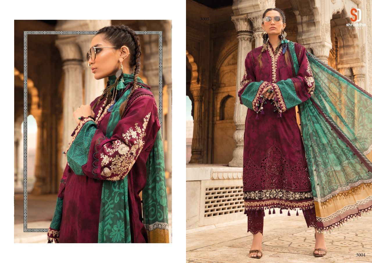 SHRADDHA-MARIA-B-LAWN-VOL-3-COTTON-PRINTED-SUITS-WHOLESALE-2